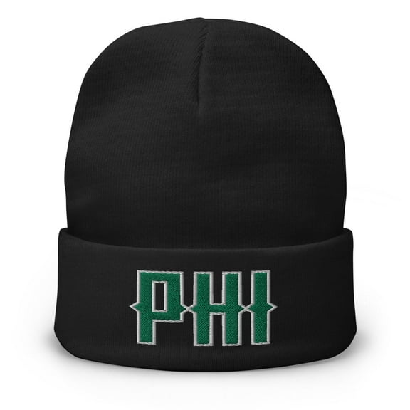 Philadelphia Football Retro PHI Winter Beanie Cap Hat (Black)
