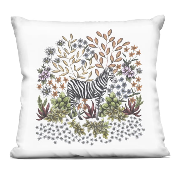 Stupell Industries Jungle Wildlife Zebra Decorative Printed Throw Pillow, design by Cecilia Battaini