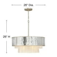 thumbnail image 4 of -Eight Light Medium Drum Pendant-26 Inches Wide By 26 Inches Tall Fredrick Ramond Lighting Fr32706cpg, 4 of 4