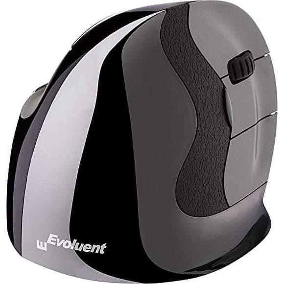 Evoluent VMDMW VerticalMouse D Medium Right Hand Ergonomic Mouse with Wireless USB Receiver