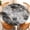 Black and White Marble, variant on Round Fitted Tablecloth with Elastic Edge Design Table Cover Waterproof Stain-Resistant Wipeable Table Cloth Best for 37-44" Round Tables Wood Grain