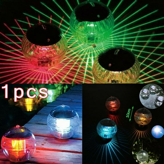 LED Solar Floating Light Water Swimming Pool Ball Multi Color Changing Pool Lamp