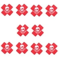 thumbnail image 6 of Halloween Skeleton Nipple Covers for Women, Adhesive Pasties Breast Petals for Parties Raves & Lingerie, 6 of 9