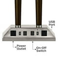thumbnail image 3 of Cal Lighting, 60W X 2 Metal Desk Lamp With 2 USB And 2 Power Outlets, On Off Rocker Base Switch, 3 of 3