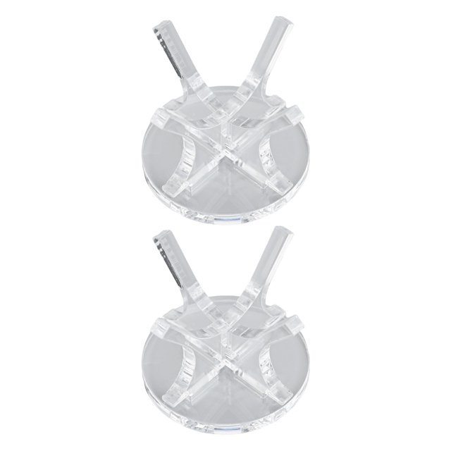 2pc Baseball Holder Clear Softball Display Rack Baseball Display Stand