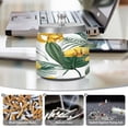 thumbnail image 3 of Iauyy Stainless Steel Home Ashtrays -Odor-Free Cigar Smokeless Ashtray Unique Christmas Gifts for Men Car Office Indoor Outdoor 3.54×3.46in,Yellow Orchid, 3 of 6