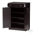 thumbnail image 3 of MH7021-Wenge-Shoe Rack Baxton Studio Dariell Armoire à Chaussures Moderne & Contemporaine Wenge Finition Marron, 3 of 4
