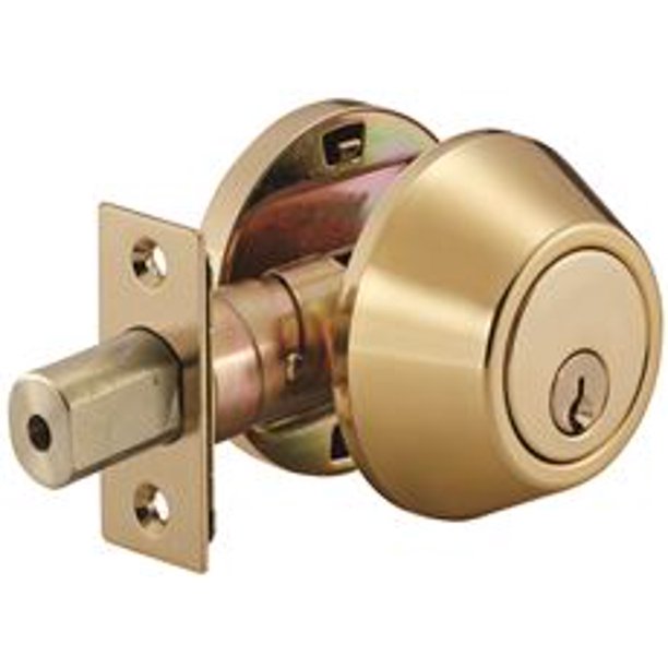 US LOCK® 1650 SERIES DEADBOLT, SINGLE CYLINDER, KW1 KEYWAY, POLISHED