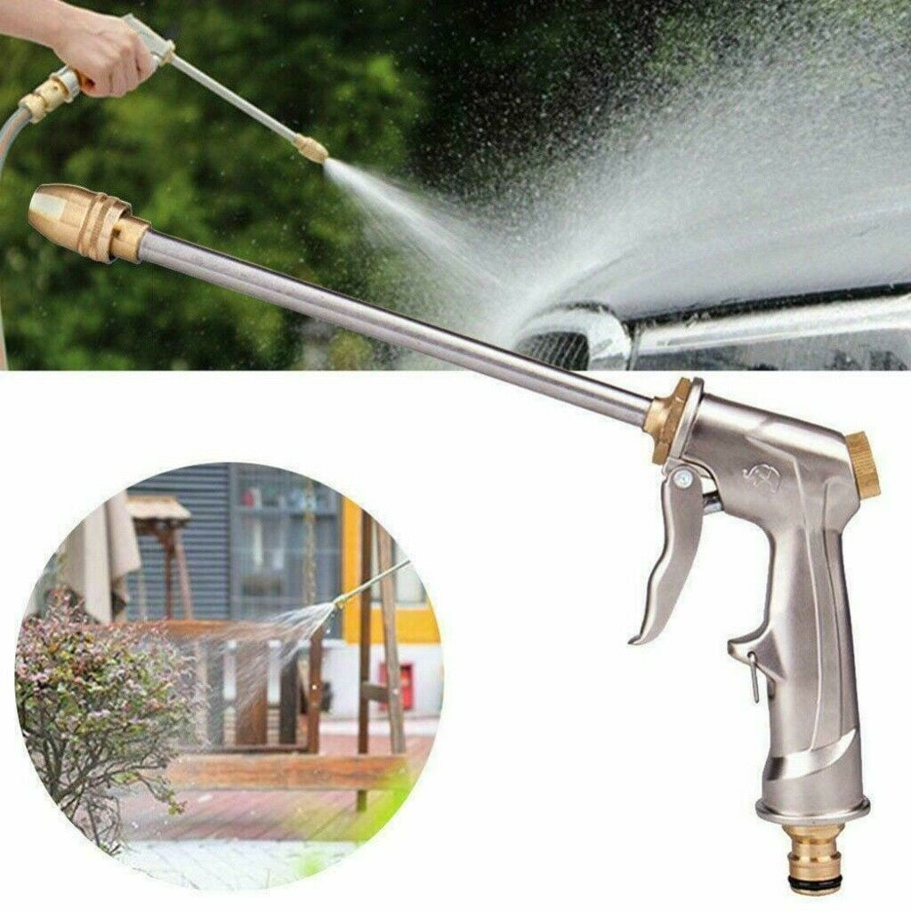 Portable High Pressure Water Gun Spray Nozzle Garden Water Gun Jet For Cleanin` 