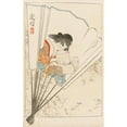 thumbnail image 2 of Nakayasu Shinzaburō 11x14 Black Ornate Wood Framed Double Matted Museum Art Print Titled: Shin Zuan, Pl.12 (1892), 2 of 5