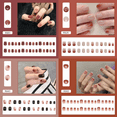 thumbnail image 3 of 4-Pack Press on Nails - 96 Pieces Long-Wear, Glossy Finish, Quick Stick, No Glue Needed, Perfect for Dance, Party, Daily Wear, Fashionable Nail Art for Women/Girls, 3 of 6