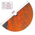 thumbnail image 3 of Sikiie Orange Net Fishing Boat 30-48 inches {designName} Print Christmas Tree Skirt Snowman Xmas Tree Skirt with Edge Christmas Decorations for Holiday Party-36", 3 of 7