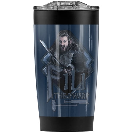 The Hobbit/Fili Stainless Steel Tumbler 20 oz Coffee Travel Mug/Cup, Vacuum Insulated & Double Wall with Leakproof Sliding Lid | Great for Hot Drinks and Cold Beverages