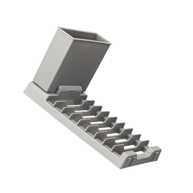 Escurridor de platos resistente, organizador portátil para encimera con taza para utensilios, escurridor de fregadero de cocina en forma de H, escurridor de platos para uso en el hogar, apartamento,