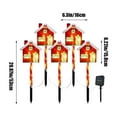 thumbnail image 3 of KeirineCC House Solar Christmas Lights 5 Pack Solar Outdoor Christmas, Christmas Pathway Lights, Walkway Christmas Lights, Waterproof Christmas Outdoor Decorations for Yard Garden Sideway - D, 3 of 6