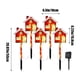 thumbnail image 3 of Luces navideñas solares para exteriores | Decoración navideña con forma de árbol de Navidad clásico y luz LED cálida | Encendido y apagado automático con energía solar, 3 of 6