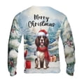 thumbnail image 2 of Merry Christmas English Springer Spaniel Enjoys Woofmas Winter Xmas Holiday All Over Print 3D Sweatshirt Unisex Merch Springers Dog Lover Gifts - 02022, 2 of 6