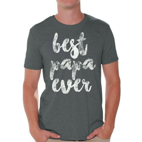 Awkward Styles Best Papa Ever T Shirt Best Father`s Day Tshirt Dad Shirt Gift Shirt Blessed Papa T Shirt Father`s Tshirt Father`s Day Men Shirt Tshirt for Dad Cute Gifts for the Best Dad