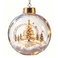 thumbnail image 2 of Transparent Christmas Tree Baubles, 2 of 7