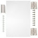 thumbnail image 3 of Panel de puerta de repuesto para máquina de palomitas de maíz, panel transparente, grueso, PVC, deflector para máquina de palomitas de maíz, 3 of 8