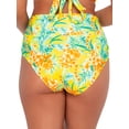 thumbnail image 2 of Printed Fold-Over High-Waist Bikini Bottom Swimsuit, 2 of 6
