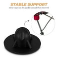 thumbnail image 3 of ETEREAUTY 8Pcs Chair Floor Leg Protectors Black Anti Sink Outdoor Furniture Feet Caps for Camping Chairs, 3 of 8