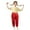 Red, variant on WERYOUNG Girls Boys Performance Pants Summer Casual Sparkly Stretch Elastic Waist Straight Leg Ankle-Tied Pants Kids Stylish Streetwear Pants,Black,2-3 Years