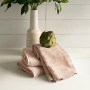 Bamboo Hand Towel Set - Blush by Cariloha for Unisex - 3 Pc Towel