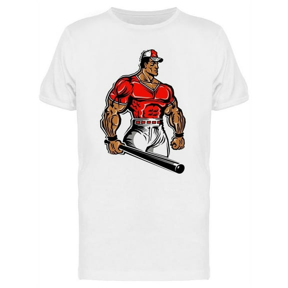 American Baseball Team Player T-Shirt Men -Image by Shutterstock, Male x-Large