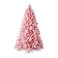 thumbnail image 5 of Home Heritage Snowdrift 6.5 Foot Pre-Lit Artificial Christmas Tree, Pink, 5 of 10