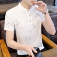 thumbnail image 4 of Camisetas estéticas para hombre, ropa vintage original y elegante, ropa de calle Kpop, novedad, camiseta para hombre bordada, estilo trashy Y2k, 4 of 5