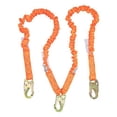 thumbnail image 2 of 4.5' - 6’ Double Leg Stretch Internal Shock Absorbing Lanyard with 3 Steel Snap Hooks, 2 of 2