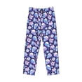 thumbnail image 2 of Haiem flower Skull starry sky Men's Pajama Pants Ultra Lightweight Pjs Bottoms Sleepwear Bottom Pants With Pocket Drawstring-X-Large, 2 of 7