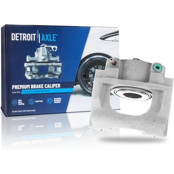 Detroit Axle - Front Left Brake Caliper for Ford 1986-1987 Aerostar 1986 Ranger Bronco II, Driver Side Brake Caliper Replacement