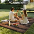 thumbnail image 4 of Retro Farmhouse Outdoor Rug for Patio/Deck/Porch, Non-Slip Large Area Rug 5 x 8 Ft, Brown Wooden Grain Cabin Country Plank Indoor Outdoor Rugs Washable Area Rugs, Reversible Camping Rug Carpet Runner, 4 of 8