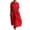 Red, variant on Qiopertar Women's Button Down Linen Dress Casual Loose Fit Knee Length Half Sleeve Crewneck Solid Summer Beach Vacation Boho Maxi Dress, Beige M