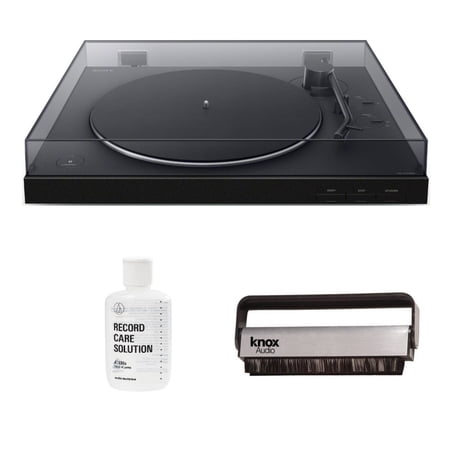 Sony PS-LX310BT Wireless Bluetooth Turntable with Vinyl Cleaning Bundle