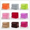 thumbnail image 5 of Jxzom Small Super Warm Solid Color Flannel Coral Fleece Blanket Pet Blanket, 5 of 6