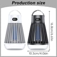 thumbnail image 4 of Mosquito Repellent Outdoor Patio Fruit Fly Trap Indoor Hanging Mosquito Zapper Desk Top Fly Catcher Rechargeable Insect Catcher Portable Gnat Trap Small Indoor Bug Zapper Usb Bug Zapper, 4 of 9