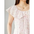 thumbnail image 2 of Doll neck shows thin floral dress, 2 of 7