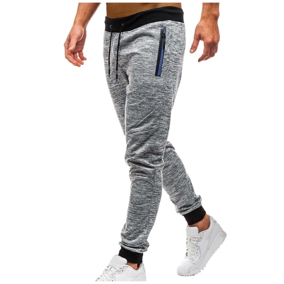 Vedolay Big and Tall Pants for Men 2023 Casual Long Sweatpants with Pockets Grey,L