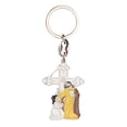 thumbnail image 1 of Llavero con crucifijo de aleación, llavero católico de Jesús, llavero religioso portátil y exquisito para bolso de coche., 1 of 14