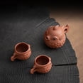 thumbnail image 1 of Pgyong Pufferfish Sand Teapot Set with Teacup-Unique Japanese-Inspired Ceramic Tea Doll Collection for Home Decor & Gift Clearance!, 1 of 2