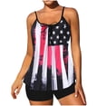 thumbnail image 2 of Traje de baño tankini de verano para mujer, talla grande, estampado, bikini dividido, traje de baño de dos piezas para mujer, trajes de baño tankini para mujer, traje de baño de 2 piezas para mujer, t, 2 of 6