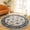 Cyan, variant on YJ.GWL Round Rugs Soft Vintage Circle Area Rug Low-Pile Floor Carpet for Living Room Bedroom Nursery Bathroom Kitchen Indoor,4Ft,Orange