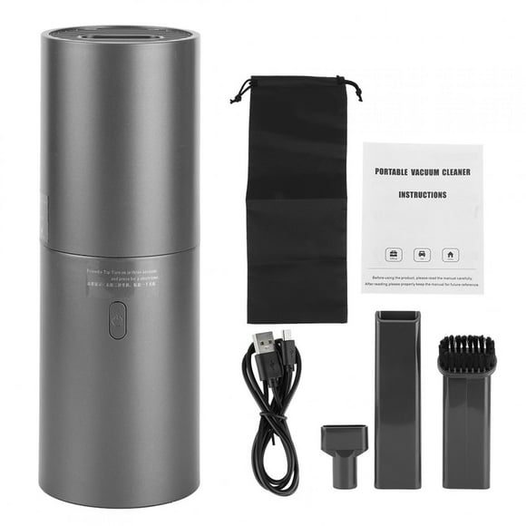 Aspiradora inalámbrica para coche, pequeña, portátil, para el hogar, la oficina, con teclado, de mano, potente palo de limpieza, carga USB de 5 V CC