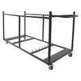 thumbnail image 3 of Folding Table Transport Cart with Wheels Heavy Duty Adjustable Utility Dolly for Moving up to 10 Banquet Tables, 3 of 5