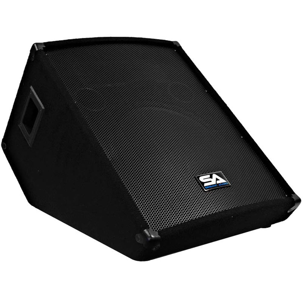 Seismic Audio SA-15M 2-way Indoor Floor Standing Speaker, 250 W RMS, Black