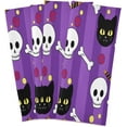 thumbnail image 2 of Coolnut Halloween Civet and Skull Kitchen Dish Towel Set,Drying Kitchen Towels Tea Towels Gift Set for Drying Cleaning Cooking Baking 1Pcs, 2 of 6