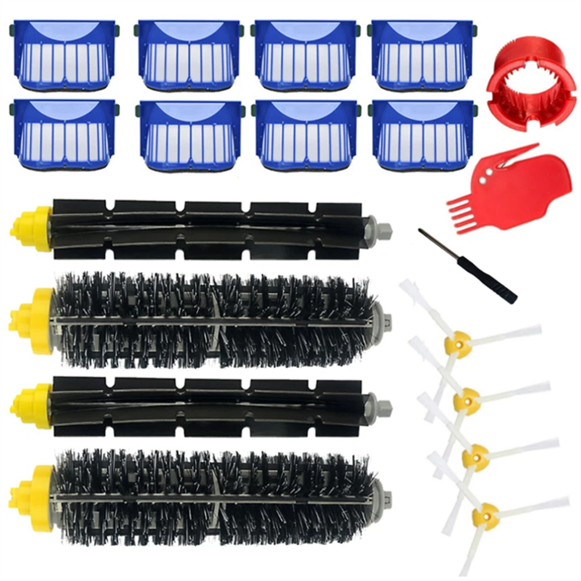Para 600 Series 610 620 625 630 650 660 Robot Aspirador Kit de Piezas de Repuesto de Filtro de Cepillo